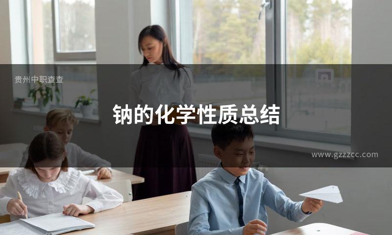 钠的化学性质总结