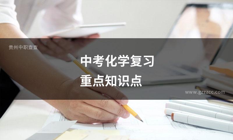 中考化学复习重点知识点