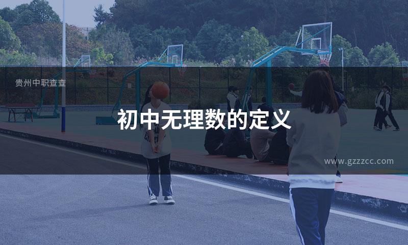 初中无理数的定义