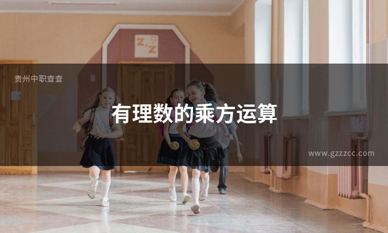 有理数的乘方运算