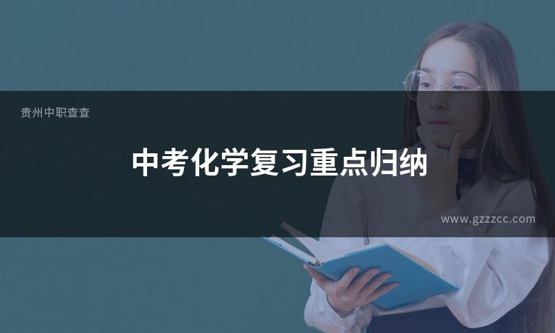 中考化学复习重点归纳