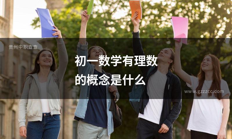 初一数学有理数的概念是什么