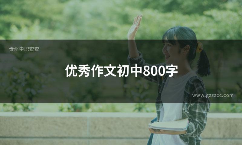 优秀作文初中800字