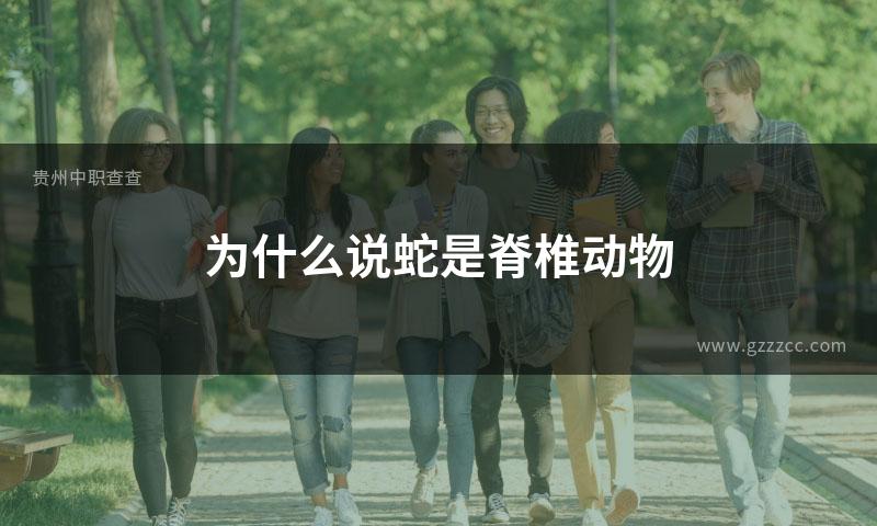 为什么说蛇是脊椎动物