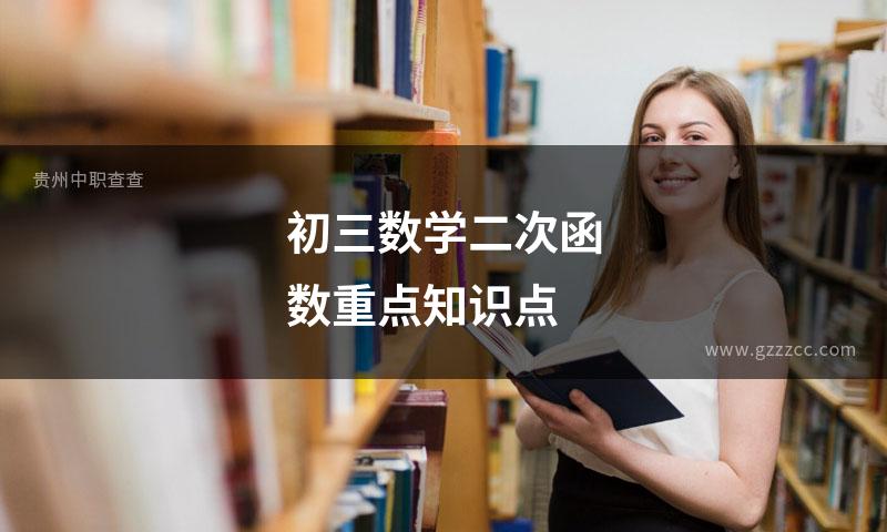 初三数学二次函数重点知识点